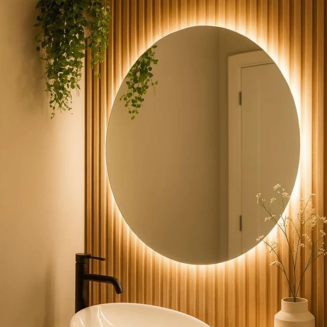 Espelho Redondo com LED Premium